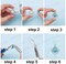 1 Box DIY 10 Pairs Turquoise Bead Earrings Making Kit Alloy Enamel Leaf Pendants Charms with Turquoise Beads Eye Pin & Earring Hooks for DIY Earring Jewelery Making, Antique Silver